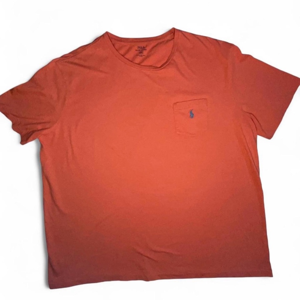 Polo by Ralph Lauren Orange Short Sleeve Pocket Tee